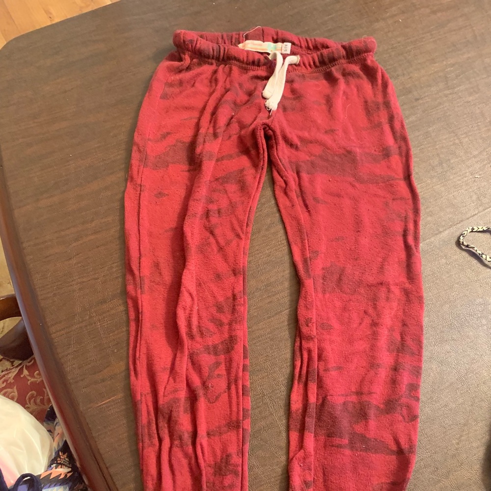 Vintage Havana burgundy army sweat pants